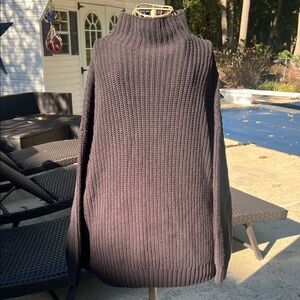 American Eagle Outfitters Black Knit Sweater
